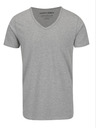 Jack & Jones Hellgrau gestreiftes Jack & Jones Basic-T-Shirt