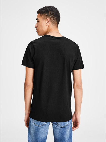 Jack & Jones Schwarzes Basic-T-Shirt Jack & Jones Basic