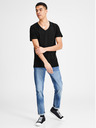Jack & Jones Schwarzes Basic-T-Shirt Jack & Jones Basic