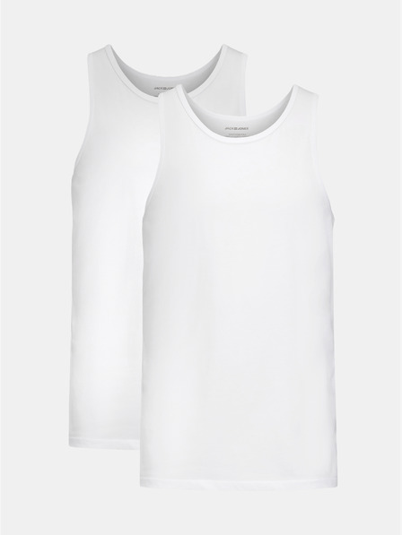 Jack & Jones Zweier-Set Jack & Jones weiße Basic-Tank-Tops