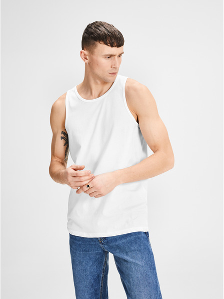 Jack & Jones Zweier-Set Jack & Jones weiße Basic-Tank-Tops