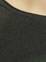 Jack & Jones Grüner Herren Jack & Jones JJEHILL gestreifter Pullover
