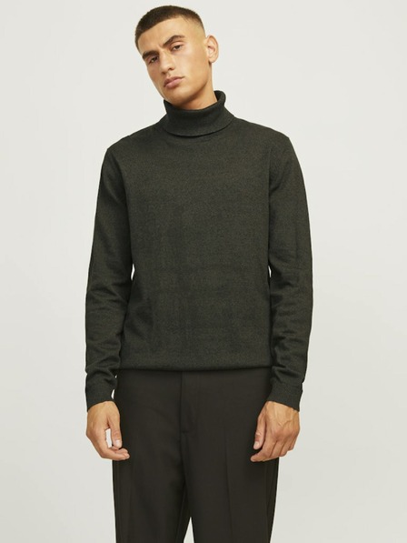 Jack & Jones Dunkelgrün Herren Jack & Jones Basic Rollkragenpullover