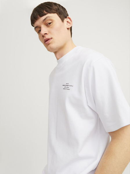 Jack & Jones Weißer Jack & Jones Herren Kapuzenpullover
