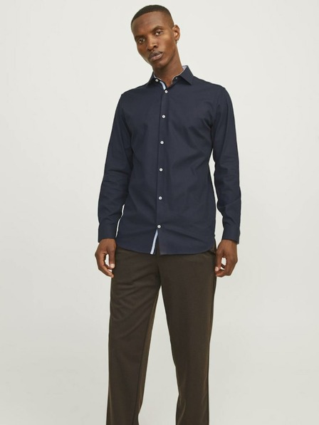 Jack & Jones Dunkelblaues Jack & Jones Parker Herrenhemd