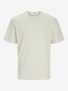 Jack & Jones Cremefarbenes Jack & Jones Frederiks T-Shirt für Männer JORFREDERIKSBERG