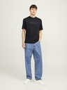 Jack & Jones Schwarzes Jack & Jones Frederiks T-Shirt für Herren