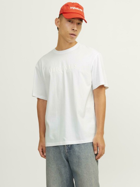 Jack & Jones Weißes Jack & Jones Frederiks T-Shirt für Herren