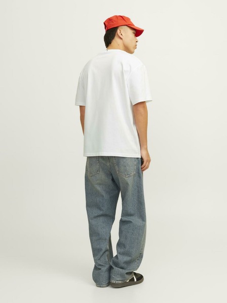 Jack & Jones Weißes Jack & Jones Frederiks T-Shirt für Herren