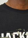 Jack & Jones Schwarzes Jack & Jones Outdoor-T-Shirt für Herren