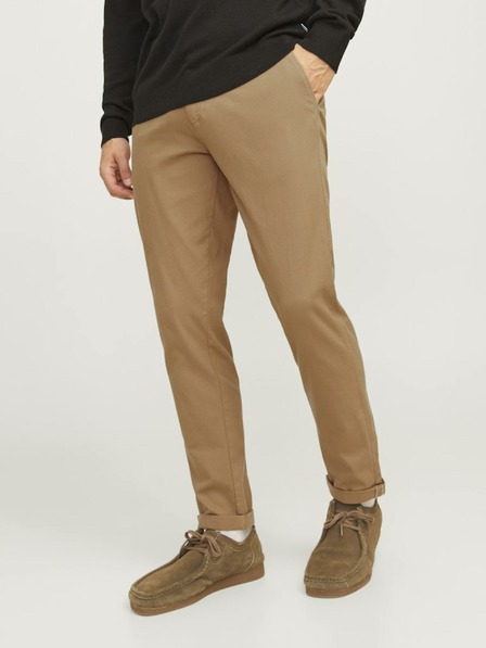 Jack & Jones Hellbraune Jack & Jones Marco Herren-Chinohose