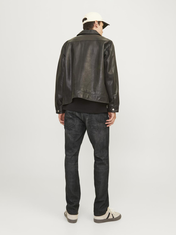 Jack & Jones Dunkelgraue Herrenjeans mit gerader Passform Jack & Jones Clark