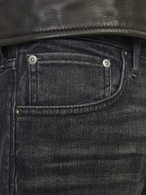 Jack & Jones Dunkelgraue Herrenjeans mit gerader Passform Jack & Jones Clark