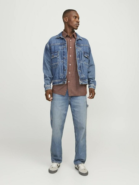 Jack & Jones Blaue Herrenjeans mit geradem Schnitt Jack & Jones Eddie