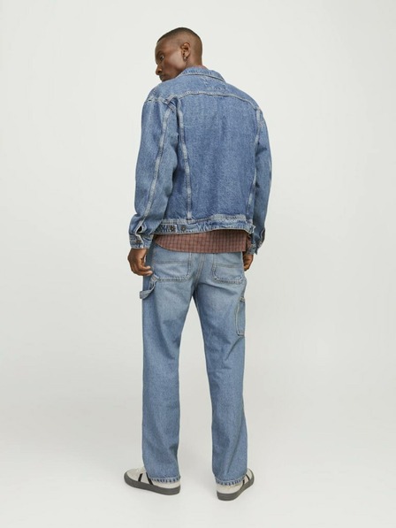 Jack & Jones Blaue Herrenjeans mit geradem Schnitt Jack & Jones Eddie