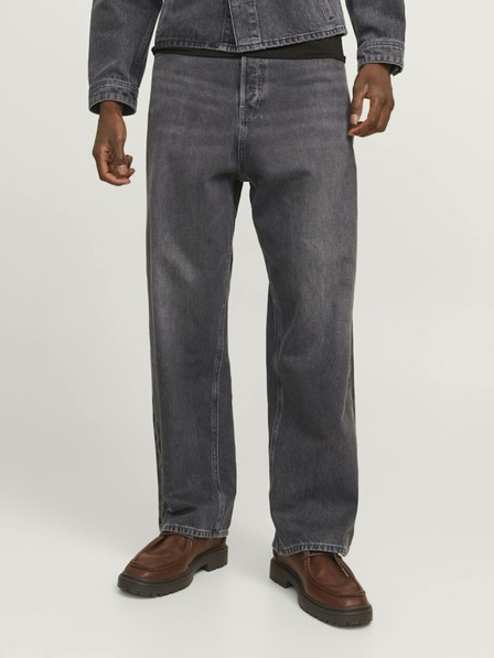 Jack & Jones Dunkelgraue Straight Fit Jeans für Herren Jack & Jones Iron