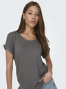 ONLY Graues Damen ONLY Moster-T-Shirt