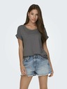 ONLY Graues Damen ONLY Moster-T-Shirt