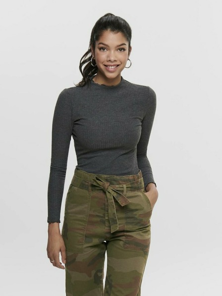 ONLY Dunkelgraues Damen-T-Shirt ONLY Emma