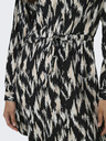 ONLY Beige und schwarz gemustertes Damenkleid ONLY Cory