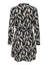 ONLY Beige und schwarz gemustertes Damenkleid ONLY Cory