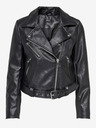 ONLY Schwarze Damen Lederjacke ONLY Vera
