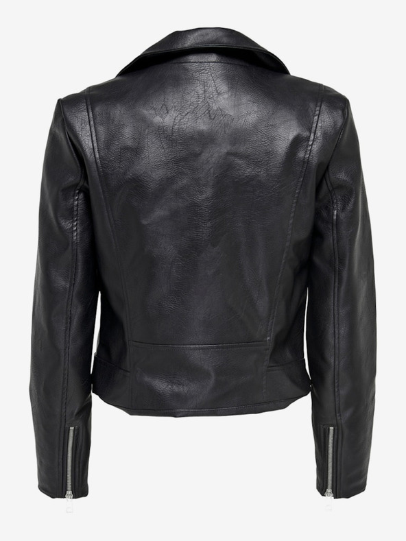ONLY Schwarze Damen Lederjacke ONLY Vera