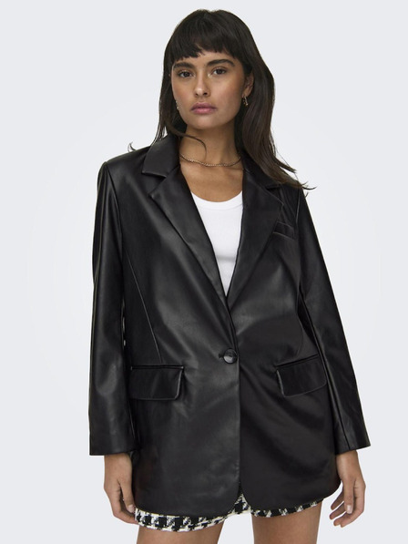 ONLY Schwarze Damen Lederjacke ONLY Lana