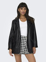 ONLY Schwarze Damen Lederjacke ONLY Lana