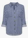 ONLY Weiß-blau gestreiftes Damenhemd ONLY Yasmin