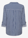 ONLY Weiß-blau gestreiftes Damenhemd ONLY Yasmin