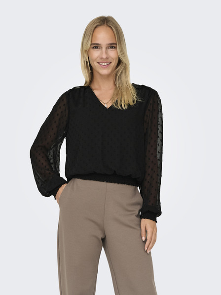 ONLY Schwarze Damenbluse ONLY Elmira