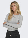 ONLY Hellgraues Damen-T-Shirt ONLY Riley