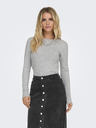 ONLY Hellgraues Damen-T-Shirt ONLY Riley