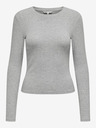 ONLY Hellgraues Damen-T-Shirt ONLY Riley