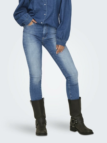 ONLY Blaue Damen-Skinny-Jeans ONLY Forever