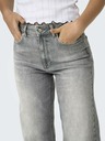 ONLY Hellgraue Damenjeans mit weiter Passform ONLY Madison