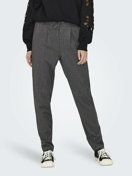 ONLY Dunkelgraue ONLY Poptrash-Hose für Damen