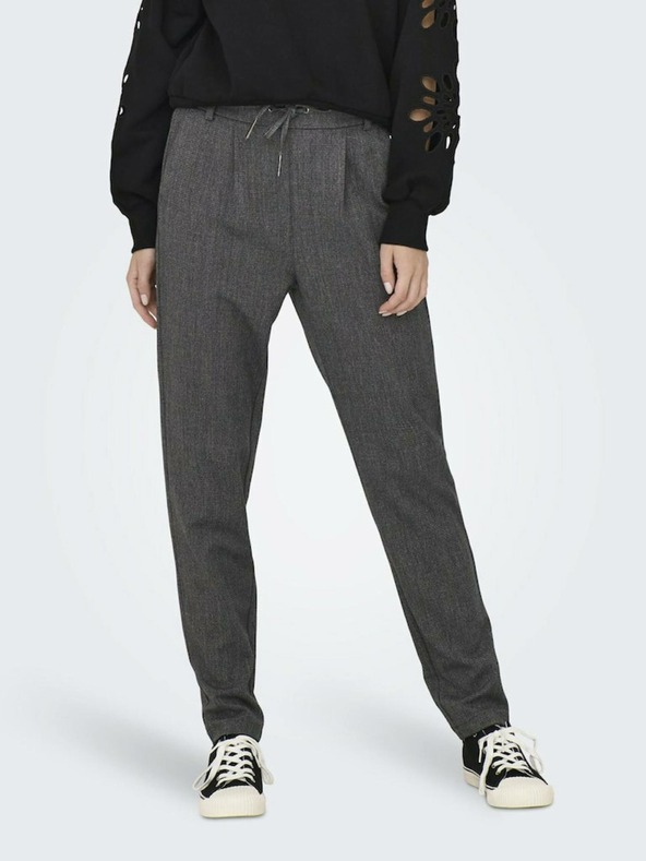 ONLY Dunkelgraue ONLY Poptrash-Hose für Damen