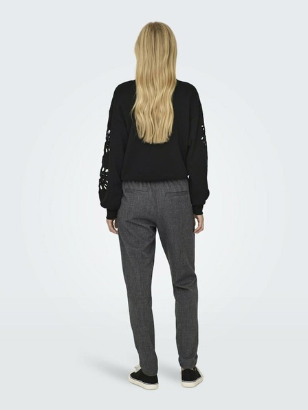 ONLY Dunkelgraue ONLY Poptrash-Hose für Damen