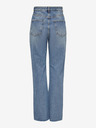 ONLY Blaue Straight-Fit-Jeans für Damen ONLY Riley