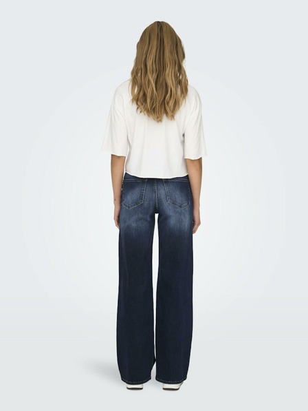 ONLY Dunkelblaue Damen-Jeans mit weiter Passform ONLY Madison