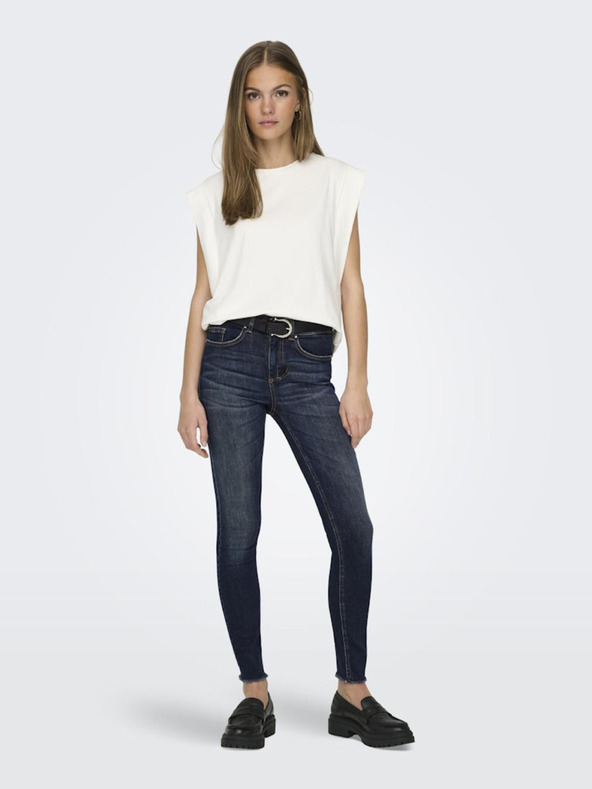 ONLY Dunkelblaue Damen Skinny Jeans ONLY Blush
