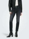 ONLY Schwarze Straight Fit Jeans für Damen ONLY Emily