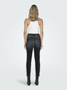 ONLY Schwarze Straight Fit Jeans für Damen ONLY Emily