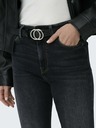ONLY Schwarze Straight Fit Jeans für Damen ONLY Emily