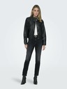 ONLY Schwarze Straight Fit Jeans für Damen ONLY Emily