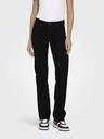 ONLY Schwarze Straight Fit-Jeans für Damen ONLY Blush
