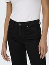 ONLY Schwarze Straight Fit-Jeans für Damen ONLY Blush