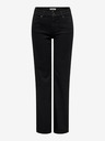 ONLY Schwarze Straight Fit-Jeans für Damen ONLY Blush